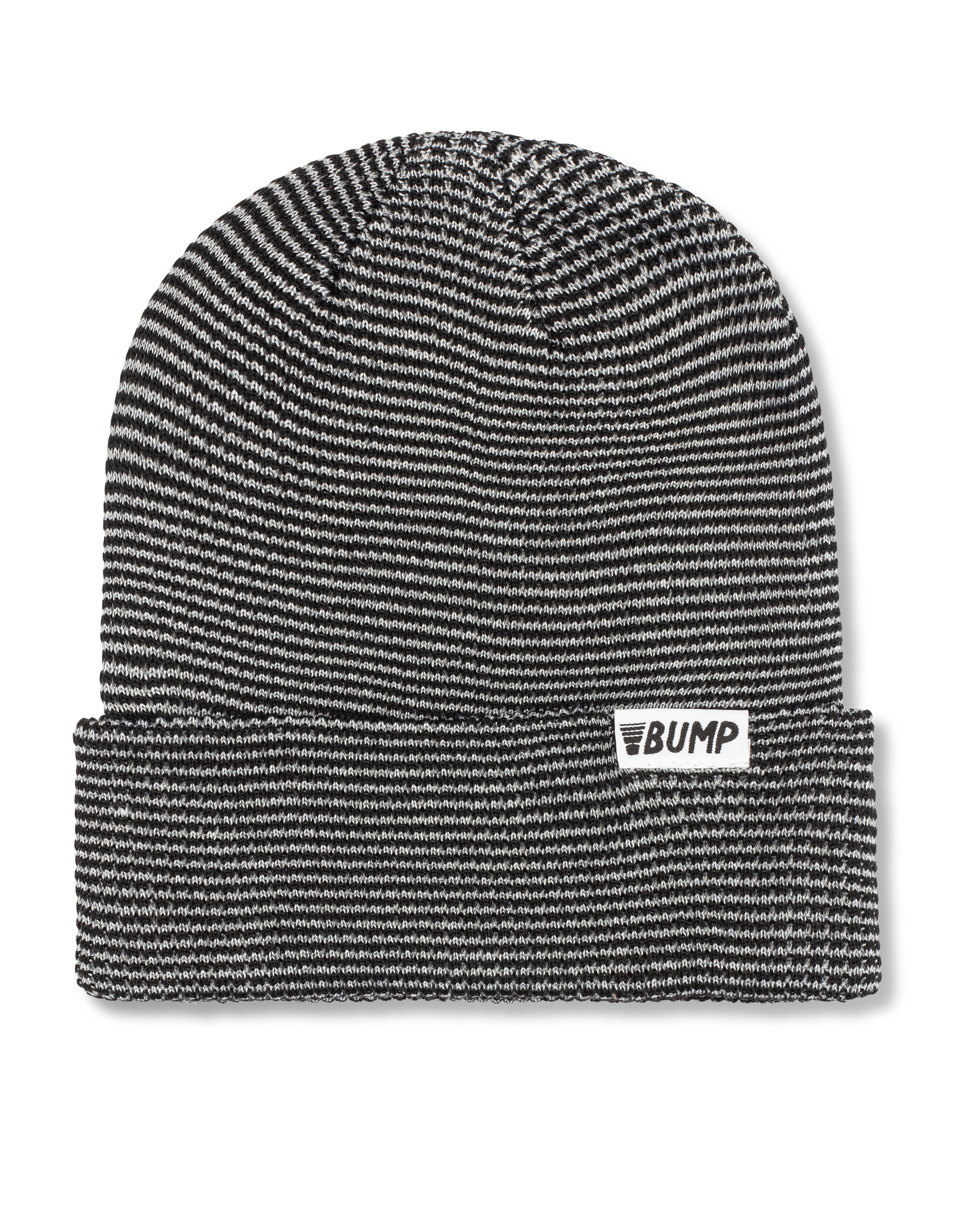 Cozy Black Heather Bump Beanie