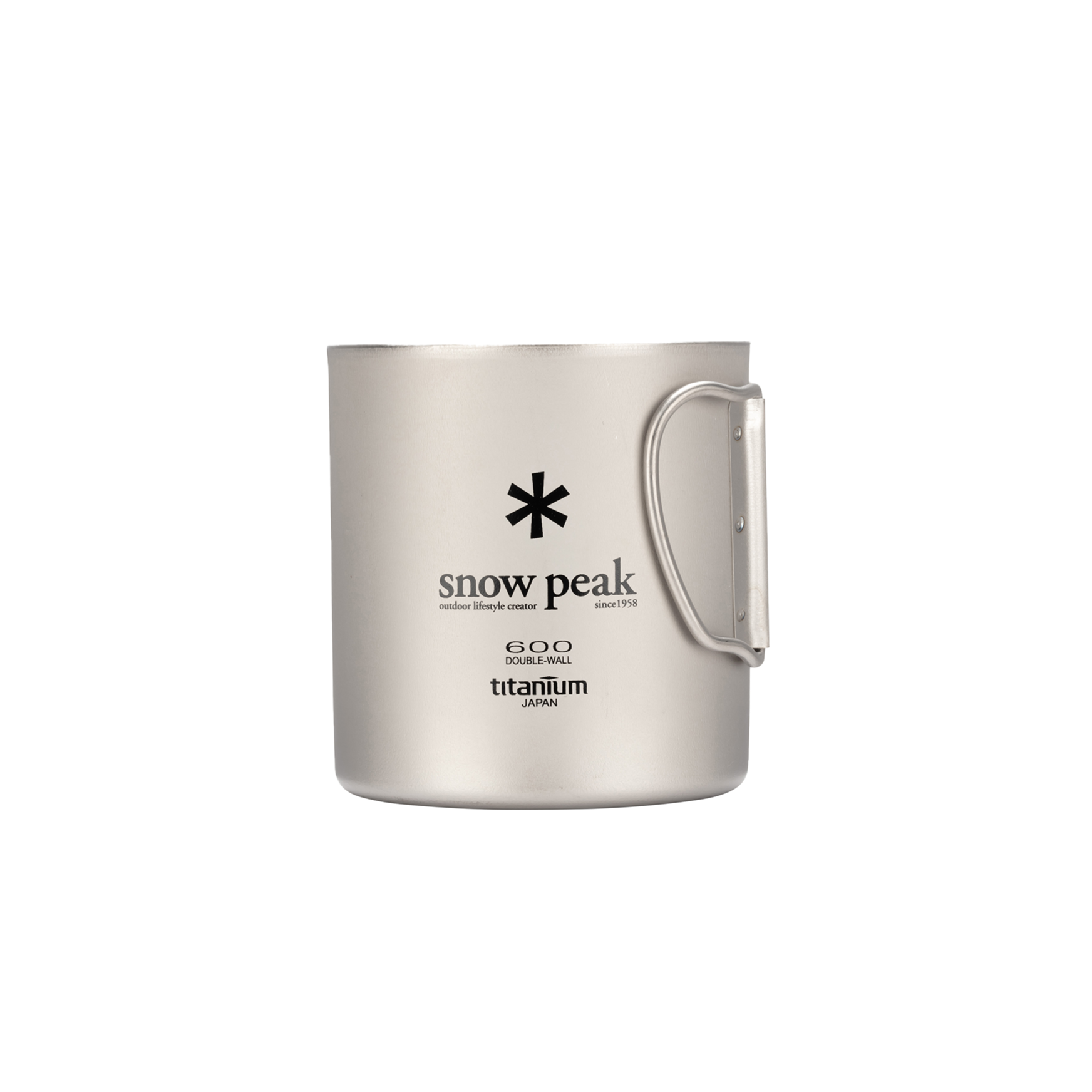 Snow Peak Titanium Double Wall Cup 600
