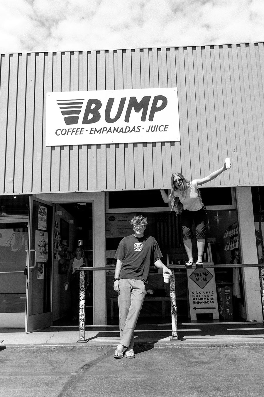 Outside the Bump cafe